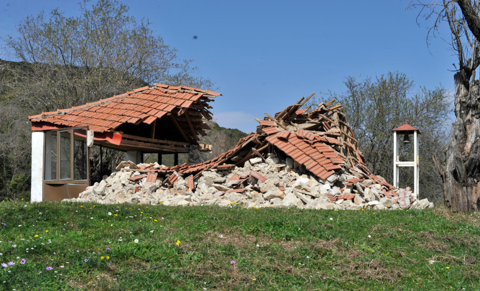 Ζημιές από τον σεισμό στη Θεσπρωτία (Intime)