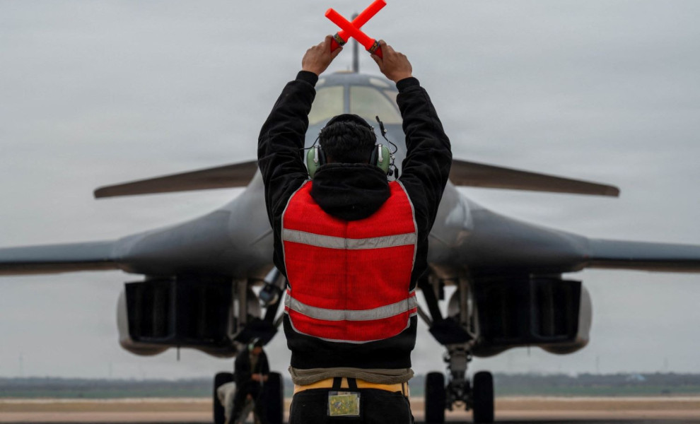 Βομβαρδιστικό B-1 Lancer της Πολεμικής Αεροπορίας των ΗΠΑ/Φωτ. REUTERS