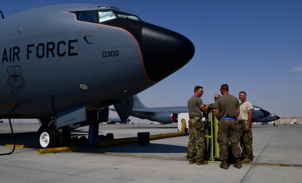 Στιγμιοτυπο από ένα αμερικανικό KC-135 Stratotanker / Φωτ.: Reuters