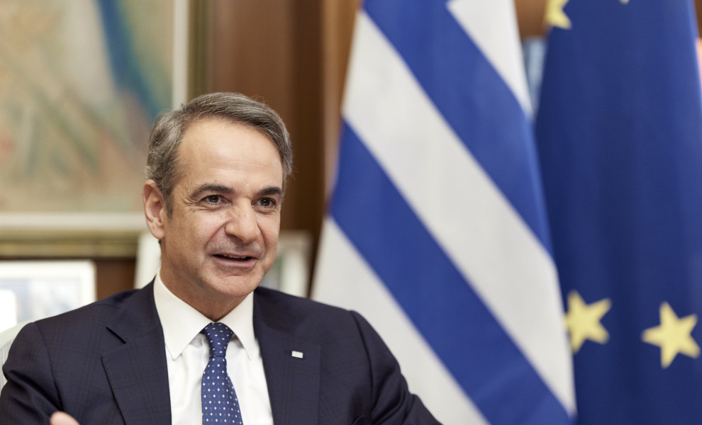 Συνέντευξη Μητσοτάκη στον «Νέο Κόσμο» / Φωτ.: Γραφείο Τύπου Πρωθυπουργού