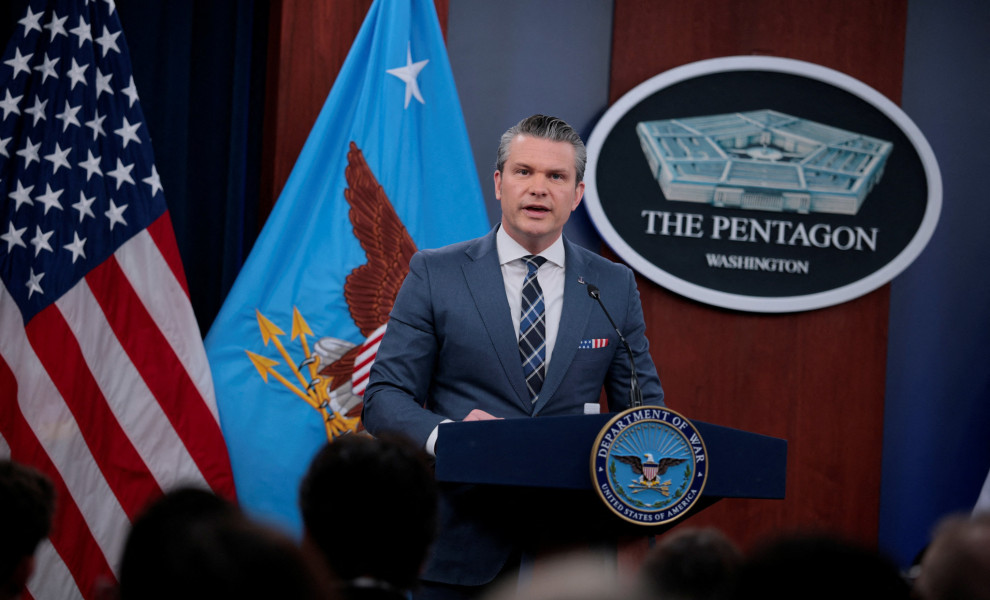 Ο υπουργός Άμυνας των ΗΠΑ, Πιτ Χέγκσεθ / Reuters