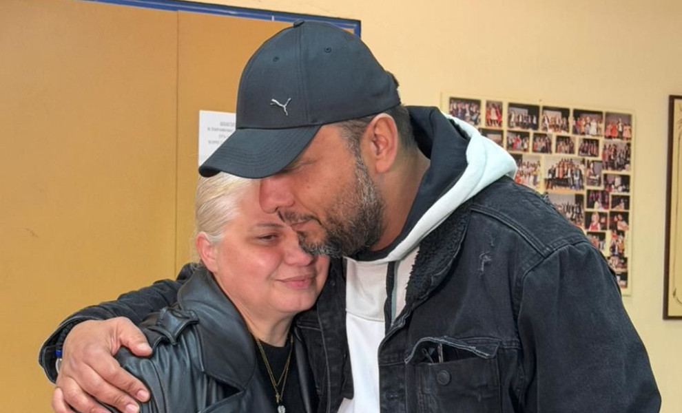 Ο Πάνος Ρούτσι και η Άλμα Λάτα στην εκδήλωση του Μουσικού Σχολείου Λάρισας/Φωτ. FLASH.GR, Γιάννης Κέμμος