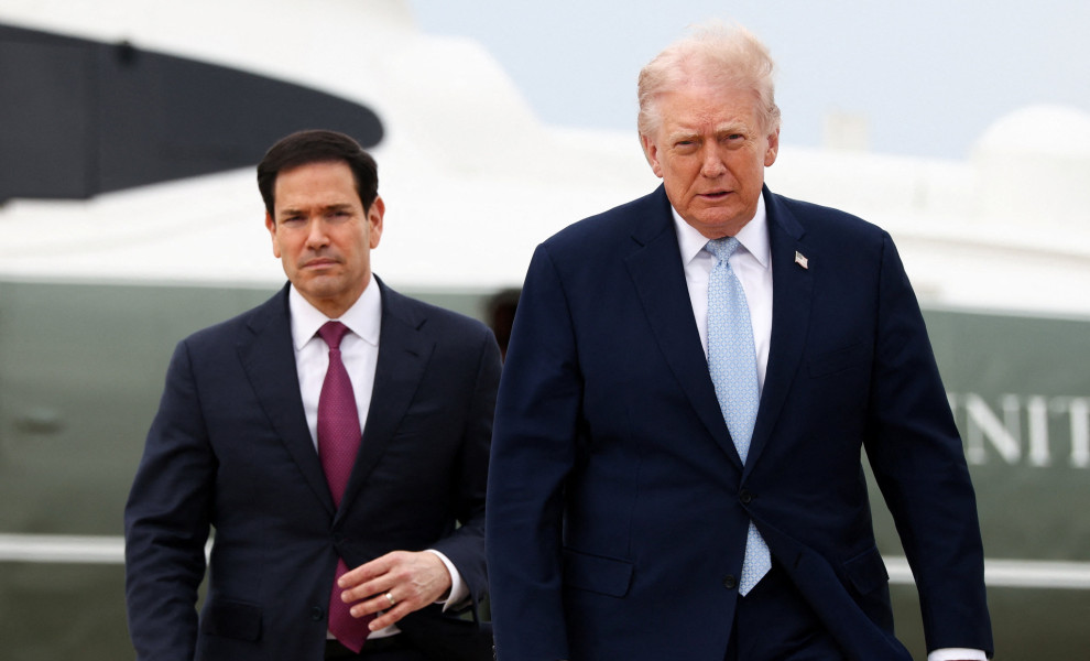 Ο πρόεδρος των ΗΠΑ, Ντόναλντ Τραμπ και ο υπουργός Εξωτερικών, Μάρκο Ρούμπιο / Reuters