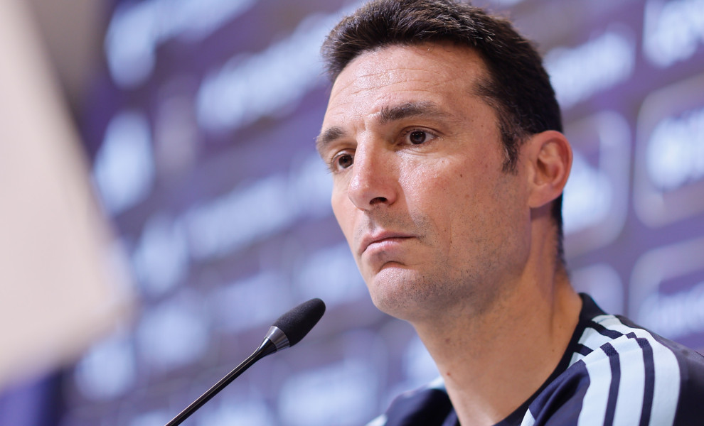 Ο προπονητής της εθνικής Αργεντινής, Λιονέλ Σκαλόνι. ΑΠΕ ΜΠΕ