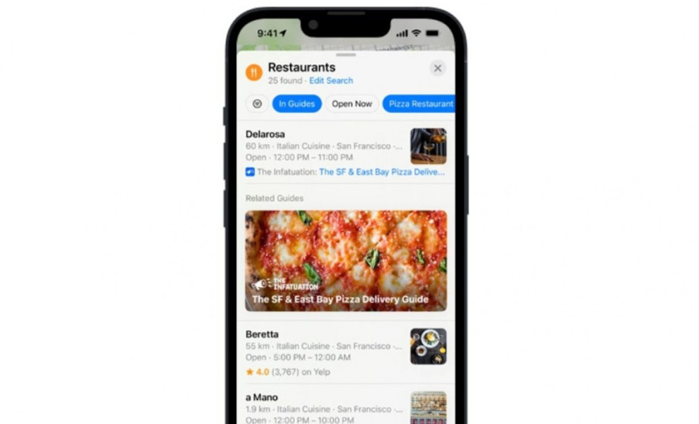 Οι χάρτες της Apple θα γεμίσουν σύντομα με διαφημίσεις και προτάσεις συγκεκριμένων επιχειρήσεων