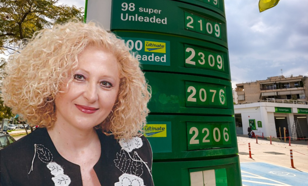 Η Πρ. Βενζινοπωλών Αττικής Μαρία Ζάγκα  (Πηγή φωτ. Eurokinissi)