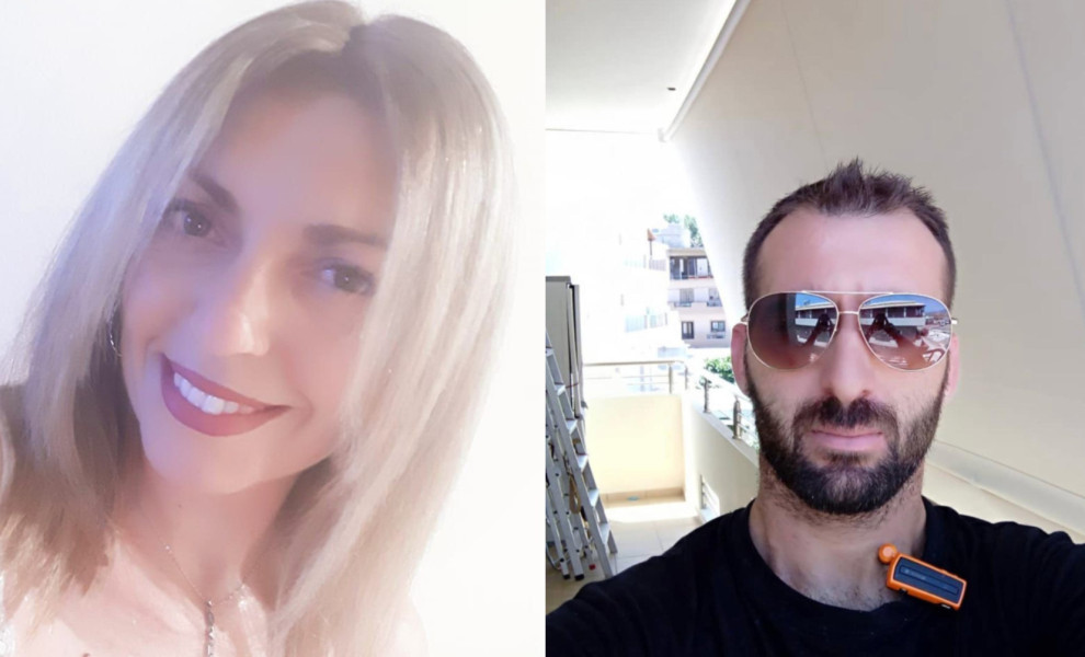 Η Ελευθερία Γιακουμάκη και ο πρώην σύντροφός της / Φωτ.: social media
