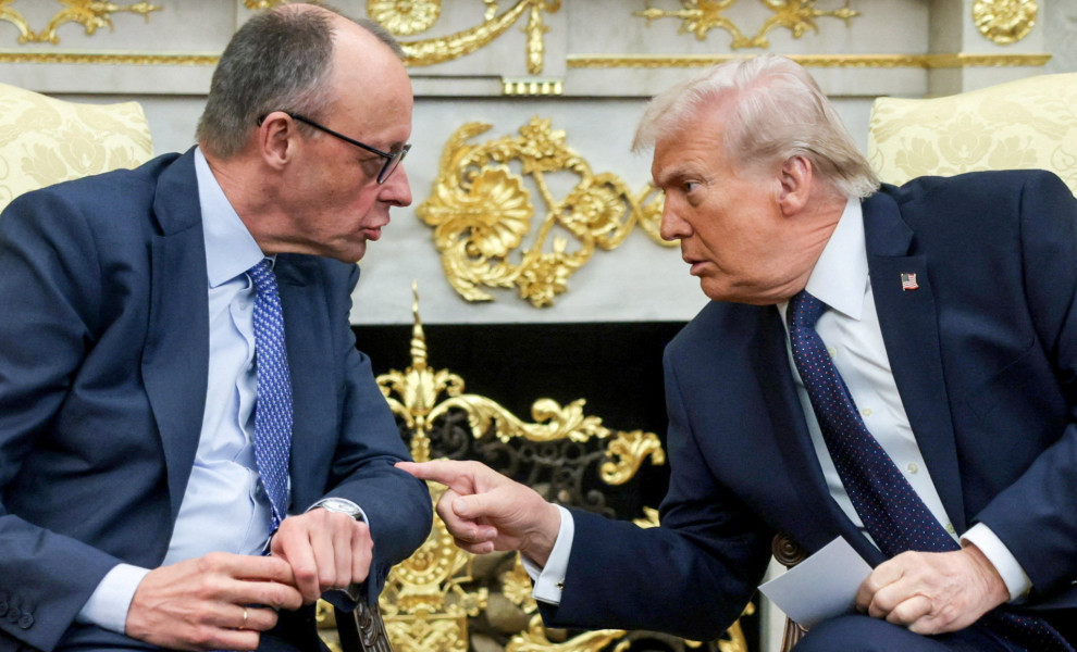 Ο Φρίντριχ Μερτς και ο Ντόναλντ Τραμπ / Φωτ.: Reuters