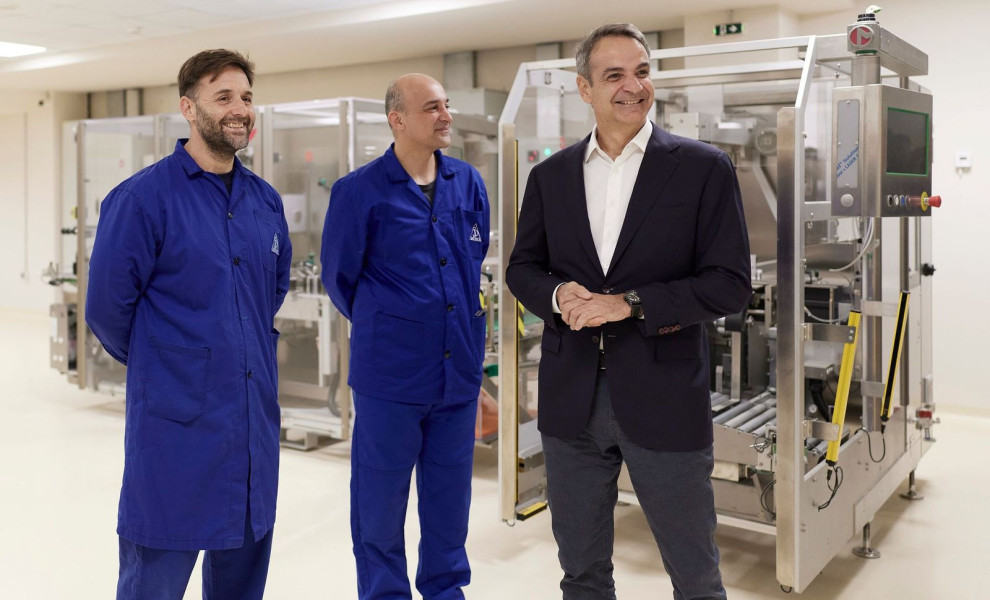 Ο Κυριάκος Μητσοτάκης στην Τρίπολη (Γραφείο Τύπου Πρωθυπουργού)