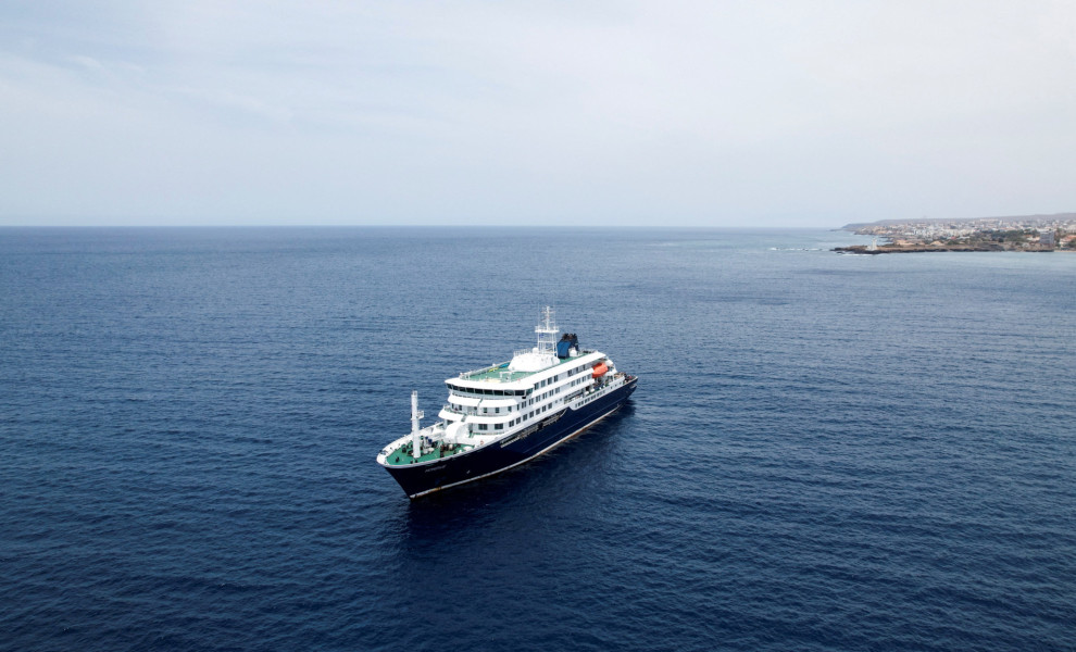 Το κρουαζιερόπλοιο MV Hondius / Φωτ.: Reuters