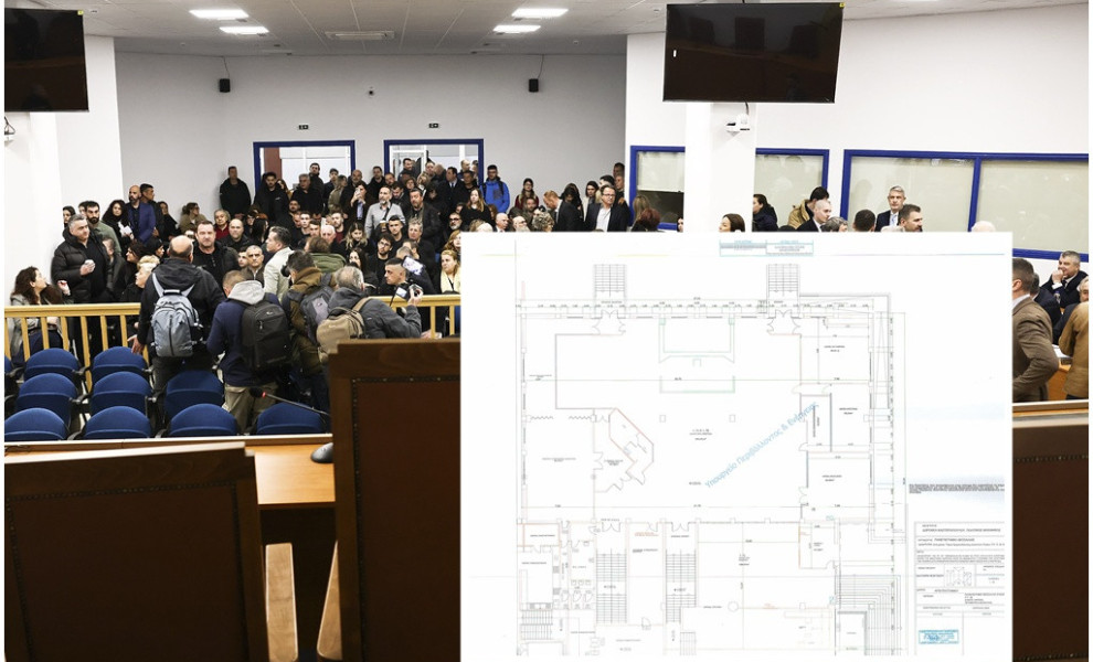 Φωτογραφίες: INTIME NEWS / ΛΙΑΚΟΣ ΓΙΑΝΝΗΣ - Εφετείο Λάρισας