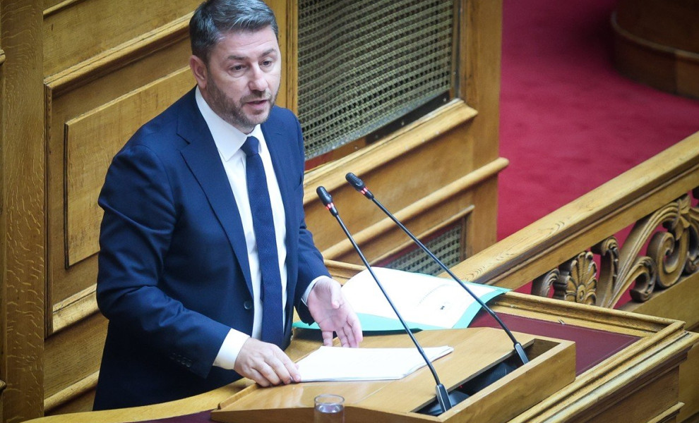 Βουλή.  Συζήτηση προ ημερησίας διάταξης σε επίπεδο αρχηγών κομμάτων για τις καταστροφικές πυρκαγιές που έπληξαν την χώρα, προκαλώντας τεράστια οικολογική ζημιά σε Έβρο και Πάρνηθα. Πέμπτη 31 Αυγούστου 2023  (ΓΙΩΡΓΟΣ ΚΟΝΤΑΡΙΝΗΣ / EUROKINISSI)