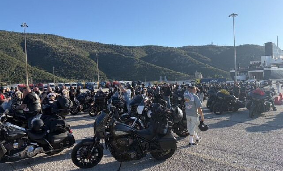 ΠΑΓΚΟΣΜΙΑ ΣΥΝΑΝΤΗΣΗ ΜΕΛΩΝ ΤΗΣ ΔΙΕΘΝΟΥΣ ΛΕΣΧΗΣ ΜΟΤΟΣΥΚΛΕΤΙΣΤΩΝ "HELLS ANGELS" ΣΤΗΝ ΗΓΟΥΜΕΝΙΤΣΑ (ΛΑΜΠΡΟΥ ΑΝΤΩΝΙΟΣ/EUROKINISSI)
