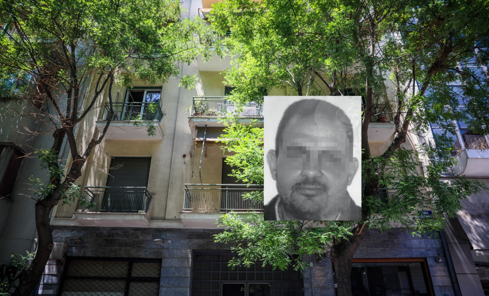 Το σπίτι που διέμενε ο 37χρονος Παλαιστίνιος στα Πατήσια.