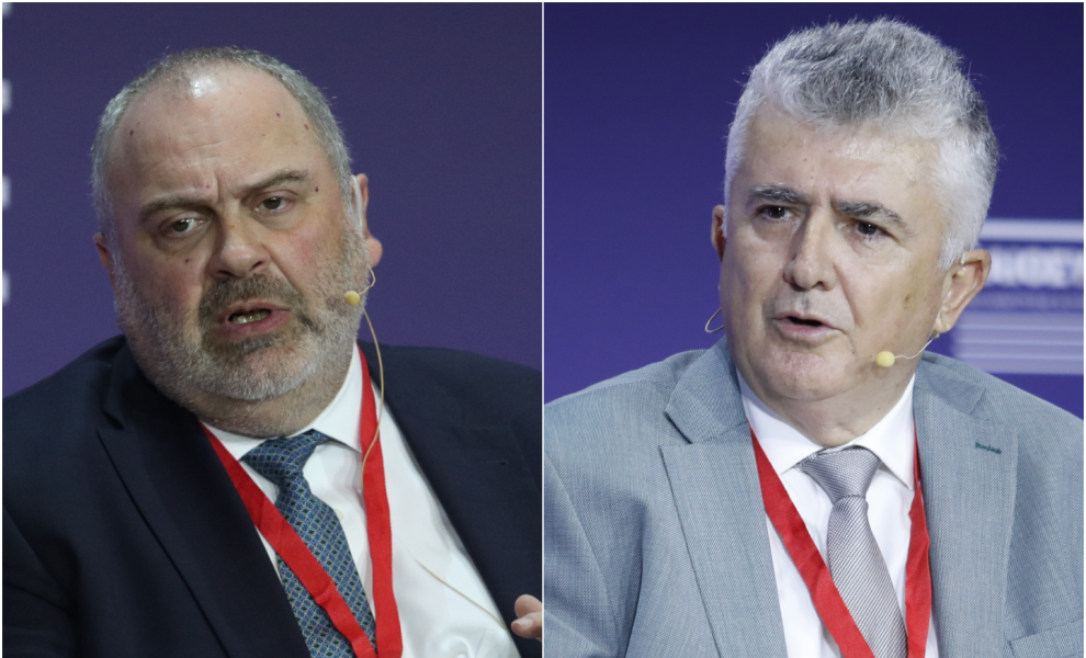 Ο Παναγιώτης Λυμπερόπουλος (αριστερά), Eurokinissi / Ο Ευάγγελος Μπακέλας (δεξιά), Intime