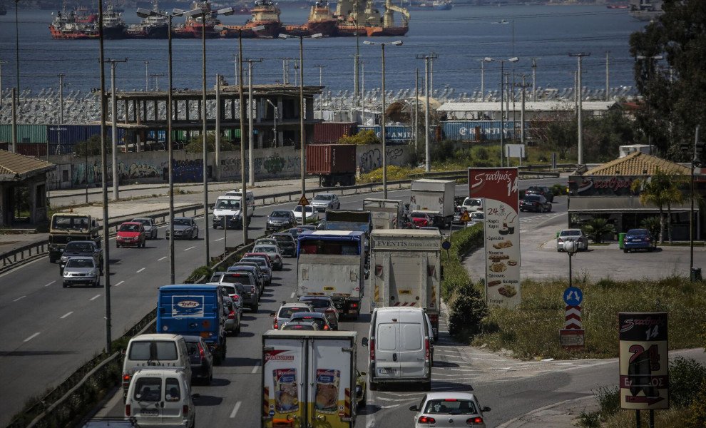 Κίνηση στον Σκαραμαγκά/Φωτ. αρχείου Eurokinissi