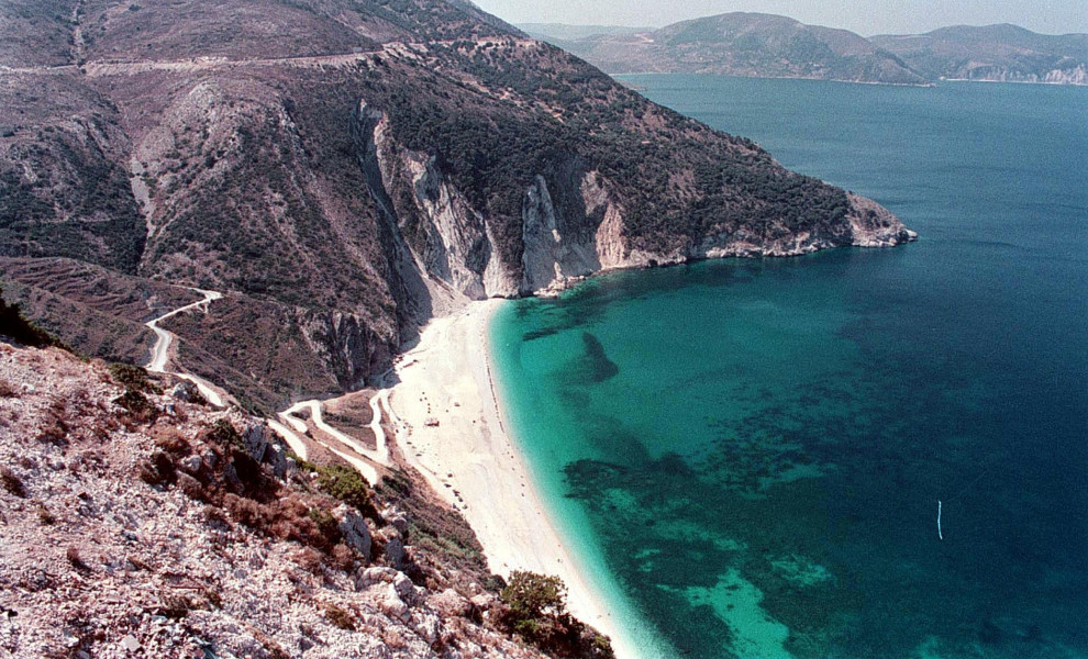 Η παραλία Μύρτος στην Κεφαλονιά / Eurokinissi (φωτογραφία αρχείου)