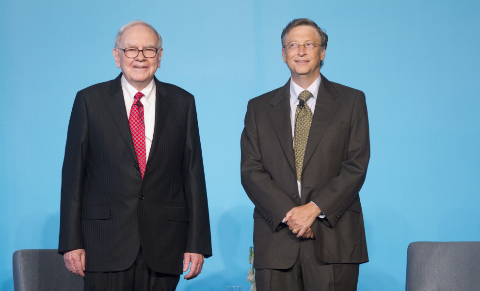 Warren Buffett and Bill Gates EPA/HOW HWEE YOUNG