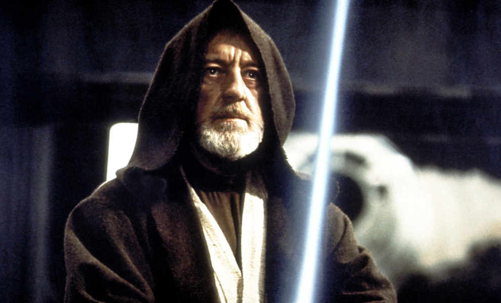 ALEC GUINNESS in STAR WARS: EPISODE IV-A NEW HOPE (1977), directed by GEORGE LUCAS/IMAGO / Album