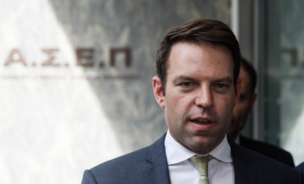 Ο Στέφανος Κασσελάκης στον ΑΣΕΠ/φωτό eurokinissi