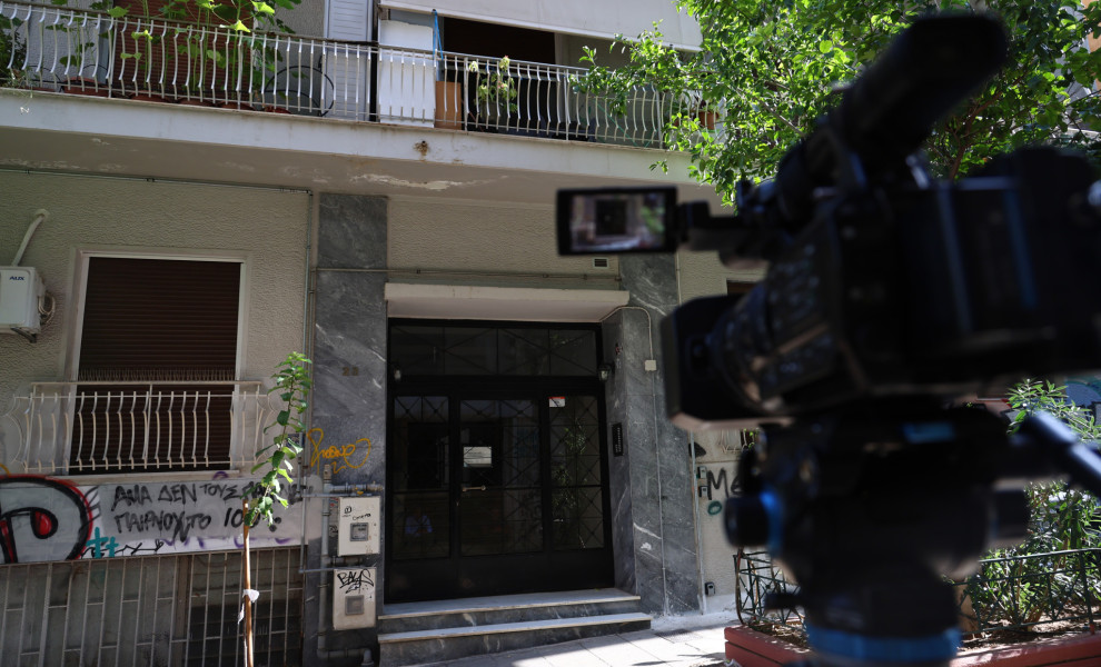 Η πολυκατοικία που βρίσκεται το διαμέρισμα Airbnb στην Κυψέλη / Φωτ.: Eurokinissi