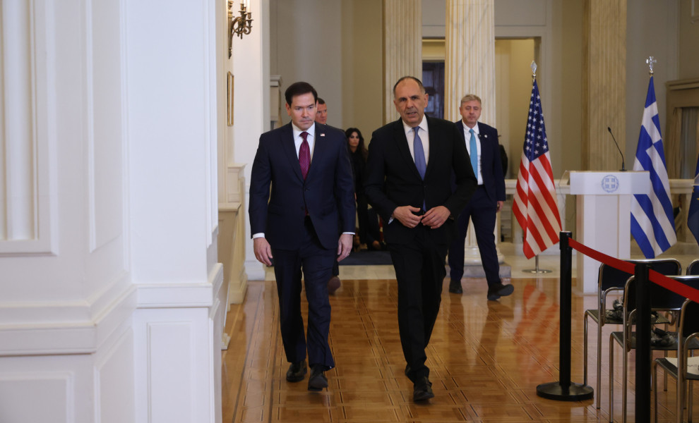 Ρούμπιο: Πυλώνας σταθερότητας η Ελλάδα - Γεραπετρίτης: «Η συνεργασία με τις ΗΠΑ πιο ισχυρή από ποτέ»