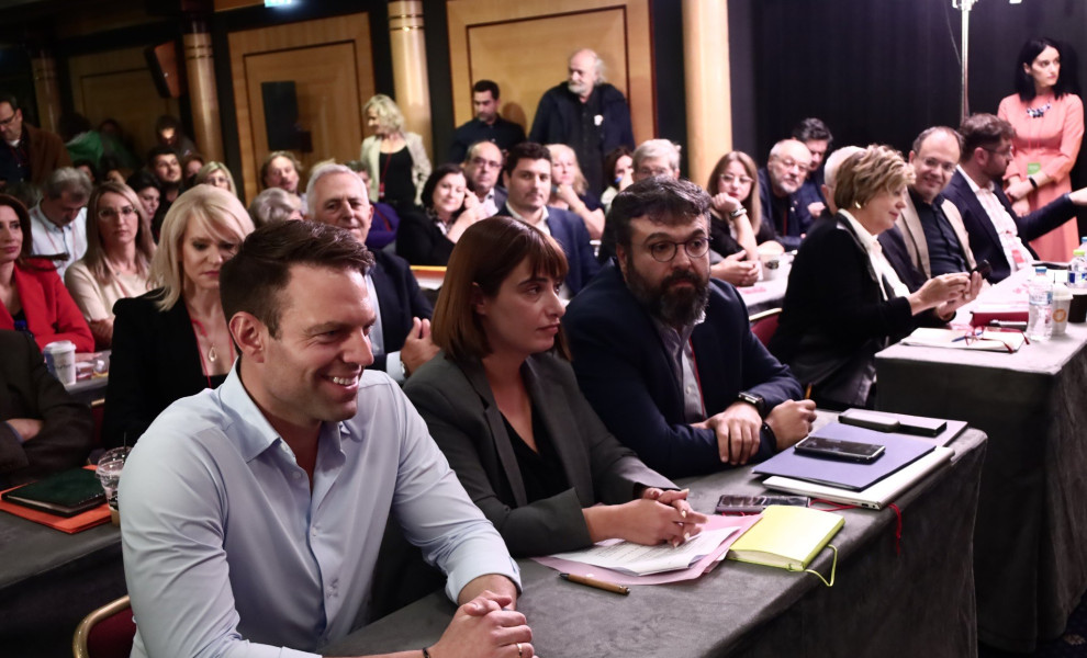 Εικόνα από τη συνεδρίαση της ΚΕ του ΣΥΡΙΖΑ (φωτο: Eurokinissi)