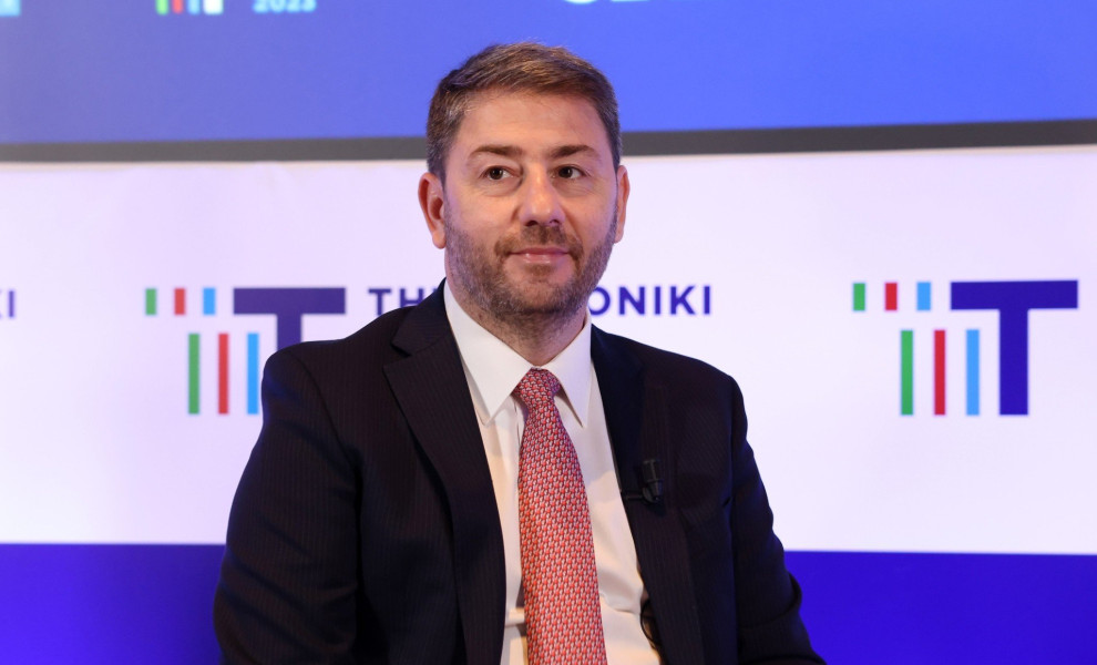 Ο Νίκος Ανδρουλάκης στοι «Thessaloniki Summit 2023» (φωτο: Intime)