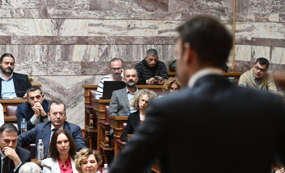 Ο Στέφανος Κασσελάκης στην ΚΟ (φωτο: Eurokinissi)