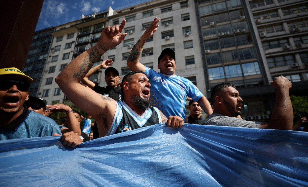 Διαδηλωτές στο Μπουένος Άιρες / Reuters