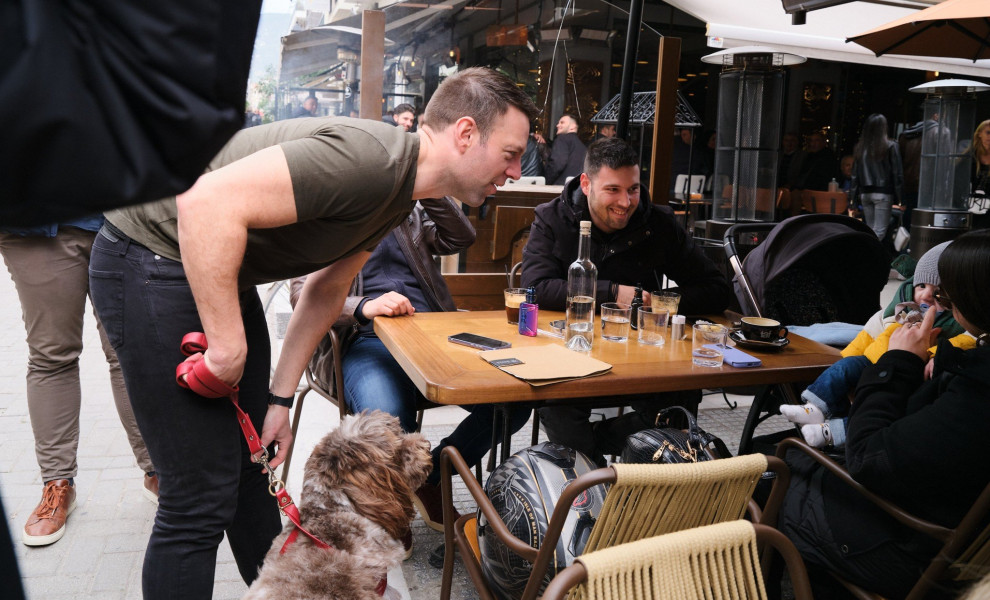 «Τον έχω χ@@@σμένο τον Μπέο» είπε σε κατοίκους του Βόλου ο Στέφανος Κασσελάκης / Eurokinissi