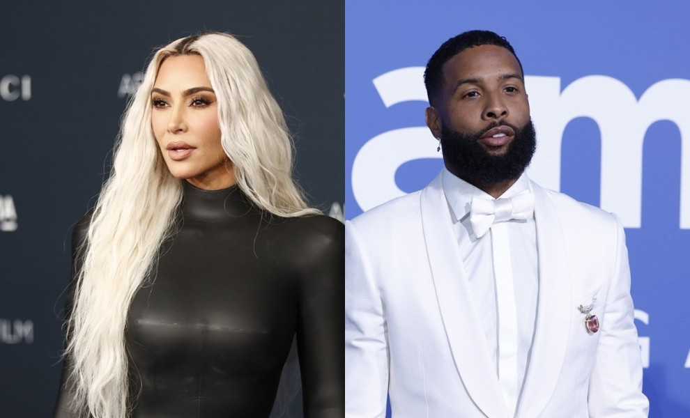 Η Κιμ Καρντάσιαν και ο Οντέλ Μπέκαμ Τζούνιορ / φωτ. ΑΠΕ ΕΡΑ