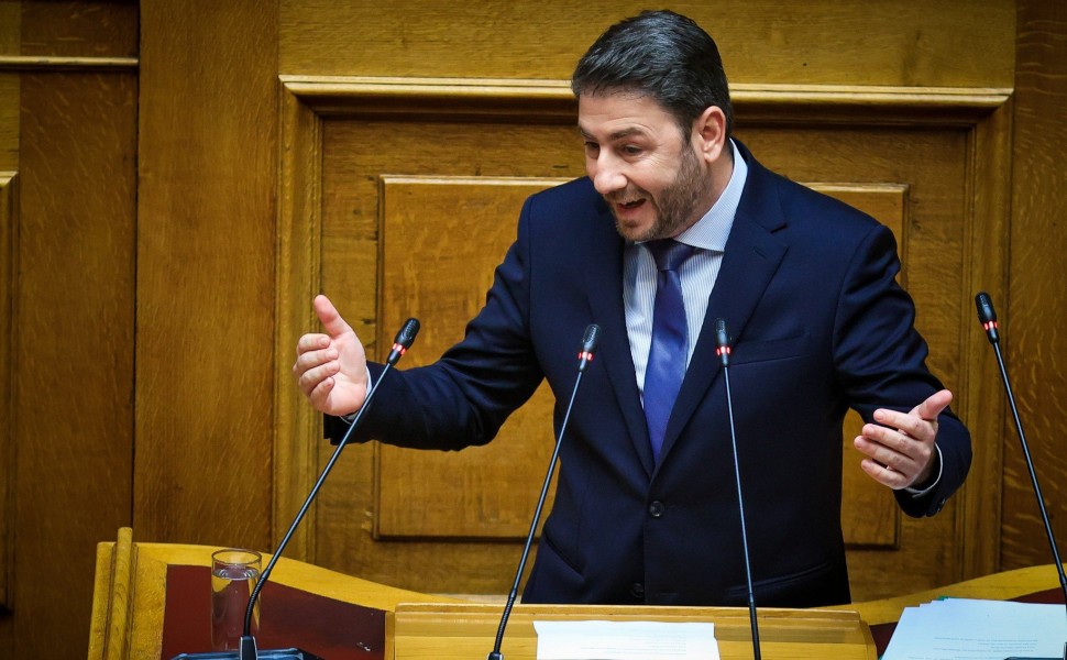Σκληρή επίθεση Ανδρουλάκη σε Μητσοτάκη για το κράτος δικαίου στη Βουλή / Eurokinissi Σκληρή επίθεση Ανδρουλάκη σε Μητσοτάκη για το κράτος δικαίου στη Βουλή / Eurokinissi