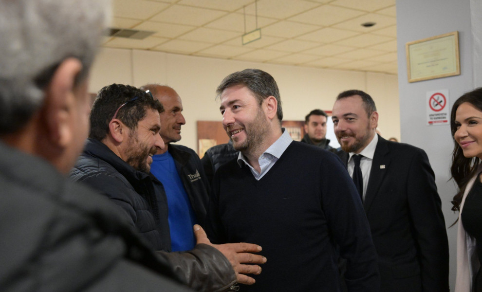 Συνάντηση Νίκου Ανδρουλάκη με αγρότες στην Κρήτη/Γραφείο Τύπου ΠΑΣΟΚ