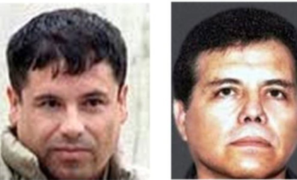 Ο ναρκέμπορας Ελ Τσάπο (αριστερά) και ο σημερινός αρχηγός του καρτέλ Σιναλόα Ελ Μάγιο (δεξιά).