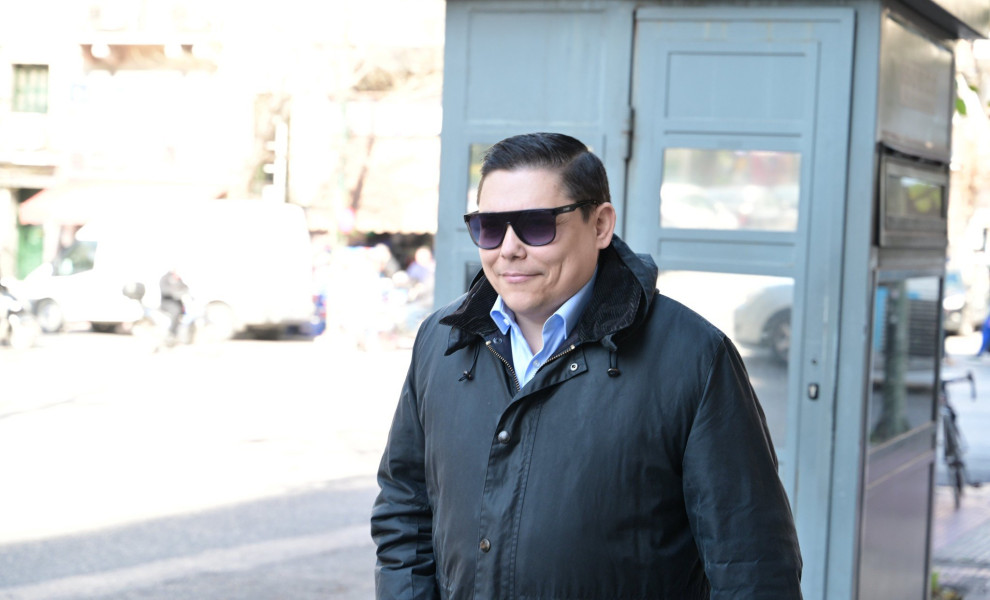 Ο Γιάννης Μπουρνούς προσερχόμενος στη συνεδρίαση του Εκτελεστικού Γραφείου / Eurokinissi