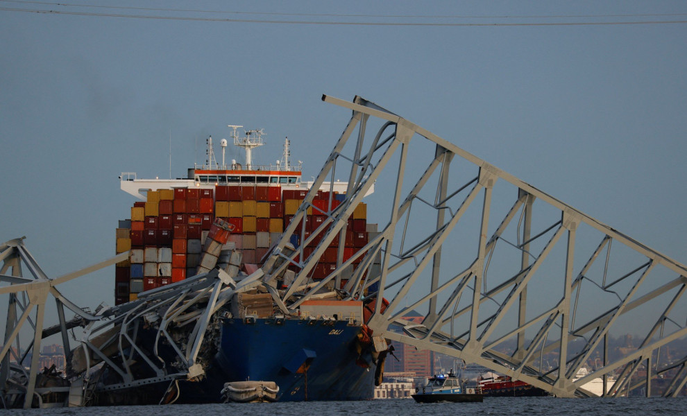 Η γέφυρα της Βαλτιμόρης κατέρρευσε όταν προσέκρουσε πάνω της φορτηγό πλοίο / Reuters