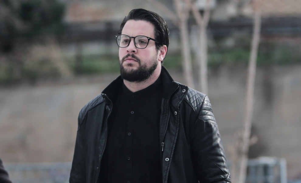 Ο Μάνος Δασκαλάκης προσέρχεται στο δικαστήριο / Eurokinissi