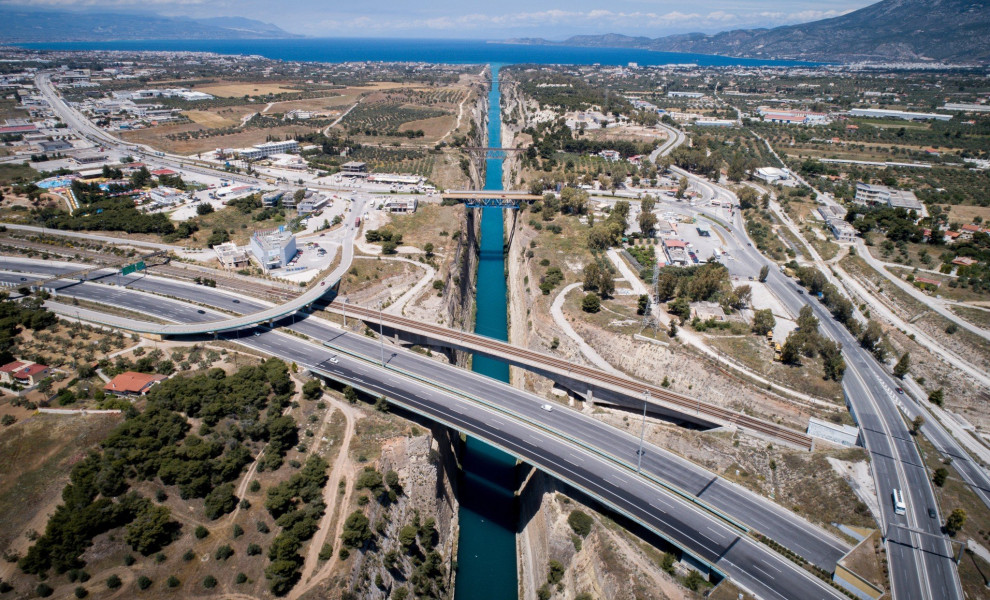 Ο Ισθμός της Κορίνθου / φωτ. αρχείου Eurokinissi