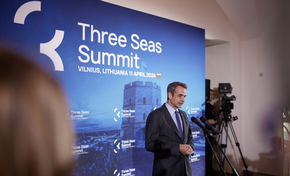 O Kυριάκος Μητσοτάκης στη Σύνοδο του Βίλνιους