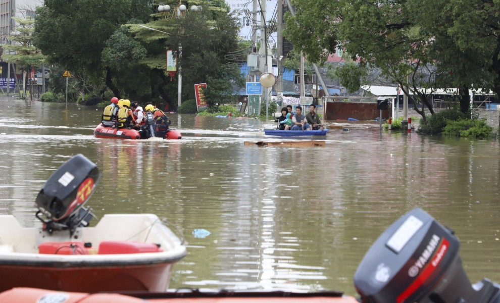 Πλημμύρες στη Νότια Κίνα EPA/XINHUA