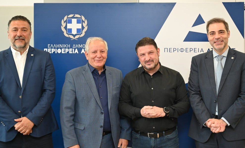 Οι Γιάννης Φωστηρόπουλος, Κώστας Ασκούνης, Νίκος Χαρδαλιάς και Ανδρέας Κονδύλης