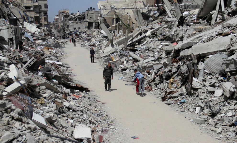 Η κατεστραμμένη Λωρίδα της Γάζας / Reuters