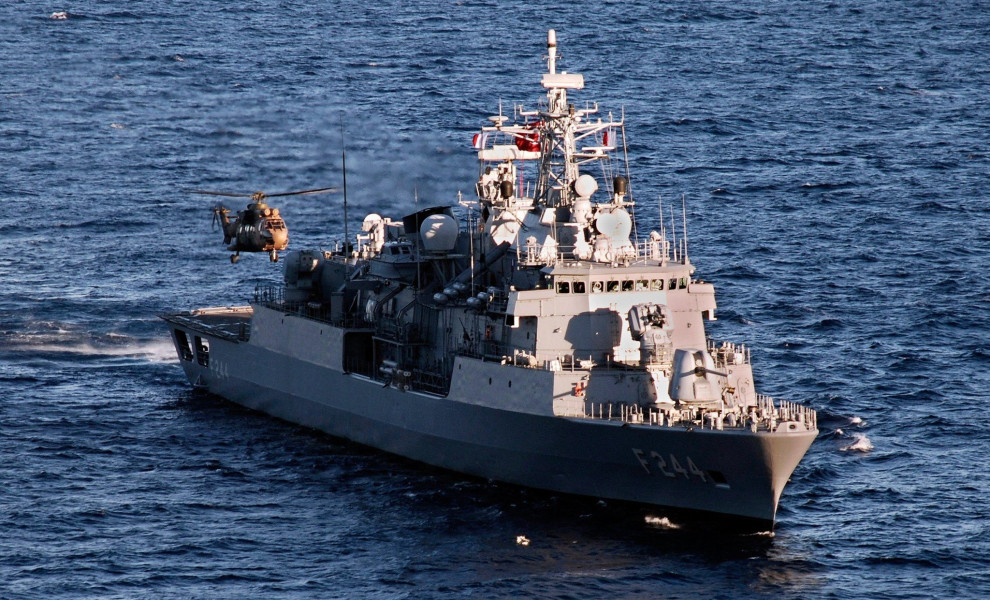 Τουρκικό πλοίο. Φωτο αρχείου: ΑΠΕ-ΜΠΕ/EPA/TURKISH DEFENCE MINISTRY
