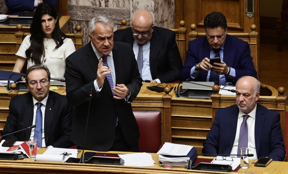 Ο Μάκης Βορίδης στη Βουλή / πηγή: Eurokinissi