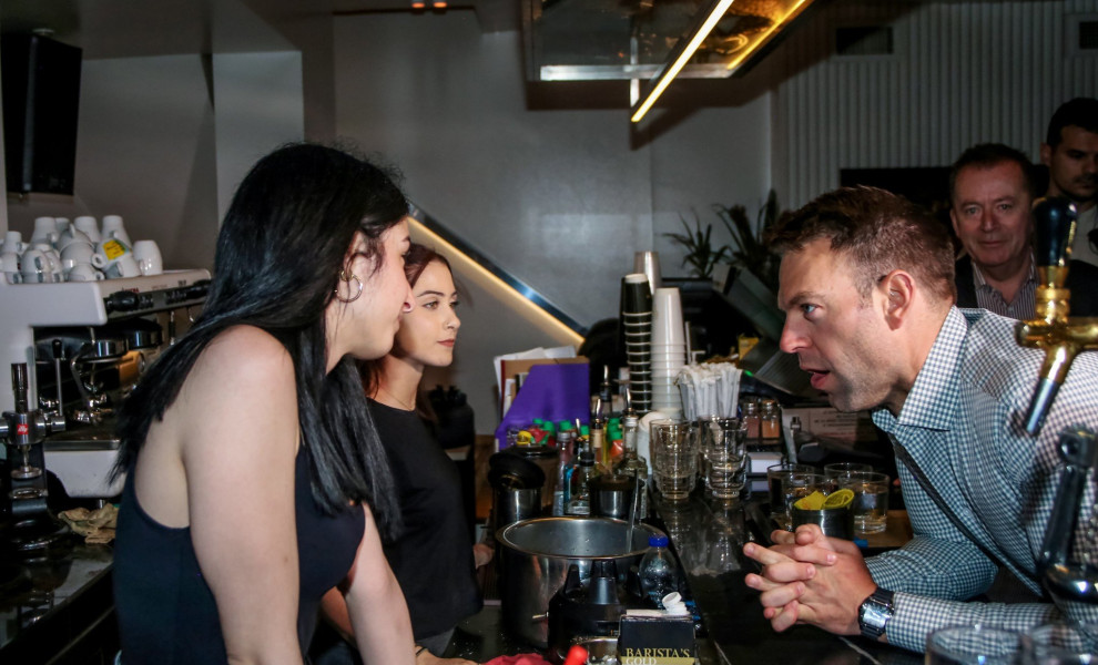 Ο Στέφανος Κασσελάκης στη Λάρισα / Eurokinissi