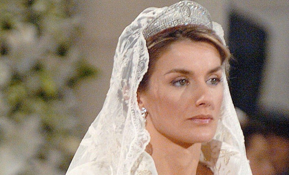 Η Λετίθια Ορτίθ την ημέρα του γάμου της με τον πρίγκιπα Φελίπς / Φωτογραφία αρχείου ΑΠΕ-EPA