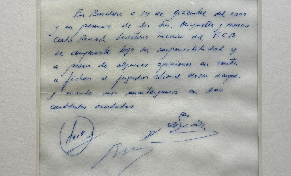 Η ιστορική χαρτοπετσέτα / REUTERS