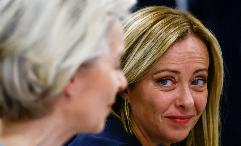 Ούρσουλα φον ντερ Λάιεν και Τζόρτζια Μελόνι / Reuters