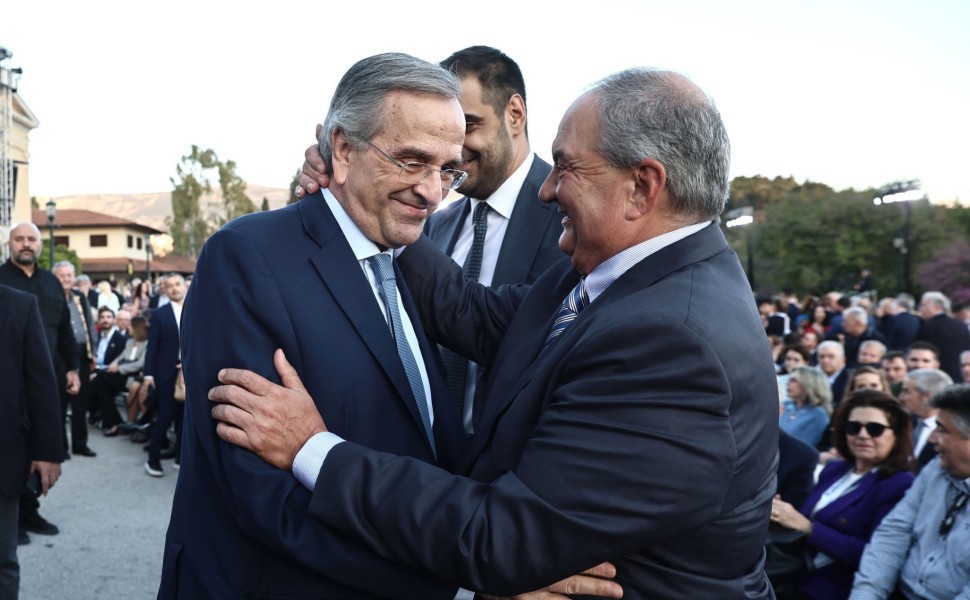 Κώστας Καραμανλής και Αντώνης Σαμαράς στο συνέδριο της ΝΔ / Intime Κώστας Καραμανλής και Αντώνης Σαμαράς στο συνέδριο της ΝΔ / Intime